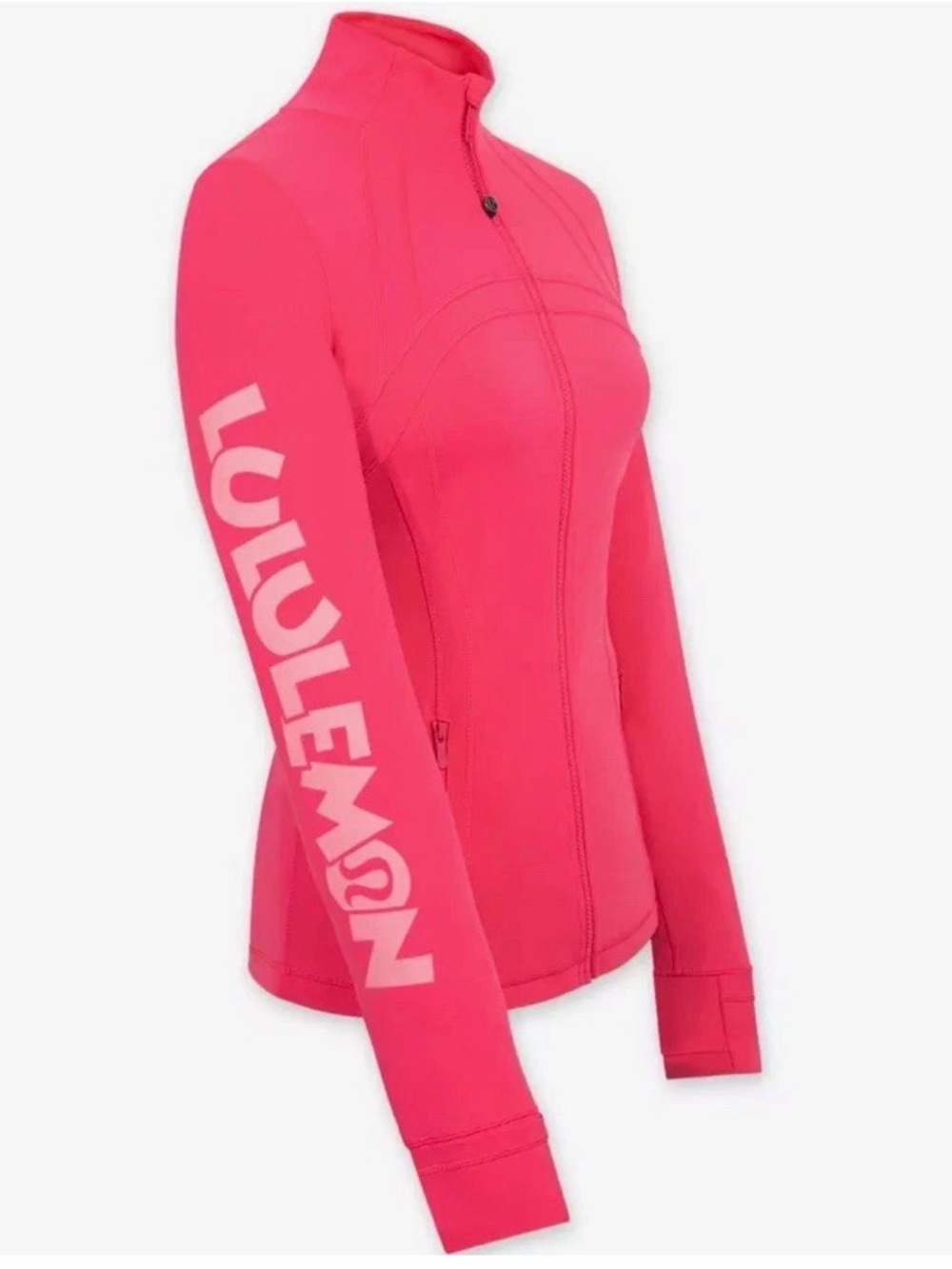 Disney x Lululemon Define Jacket Nulu Lip Gloss Pink Mickey Mouse Sz 6 RARE!